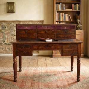 Scrittoio Carlo X in Mogano con Piano a Sfilo - Epoca '800