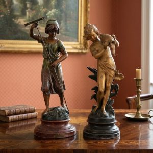 Sculture in Bronzo e Antimonio - Fanciulli Primi '900