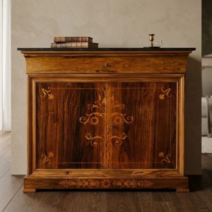 Credenza Carlo X in Palissandro Intarsiata - Epoca '800
