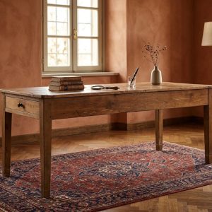 Tavolo Rustico in Legno di Frutto - Epoca Fine '800