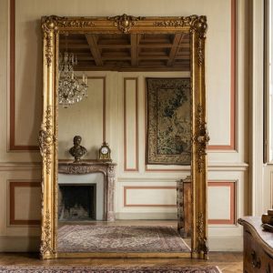 Specchiera Carlo X - Epoca '800 in legno dorato