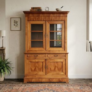 Credenza Antica in Ciliegio con Alzata - Epoca 1850