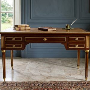Scrittoio in Mogano con Dettagli in Ottone - Epoca '800