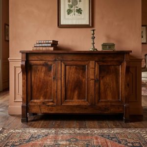 Credenza Impero in noce con 3 ante - Epoca 1800