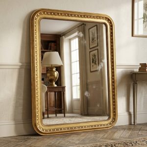 Specchiera Luigi Filippo - Epoca '800 in Legno Dorato
