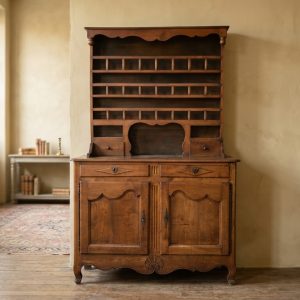 Credenza con Piattaia in Ciliegio dell'800 - Restaurata