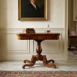 Tavolino da Gioco Inglese in Ciliegio - Epoca fine '800