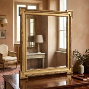 Specchiera Luigi XVI Legno Pastiglia Dorata - Epoca seconda metà '800