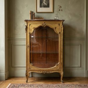 Vetrina Napoleone III in Marmo Rosso Francia - Epoca metà '800