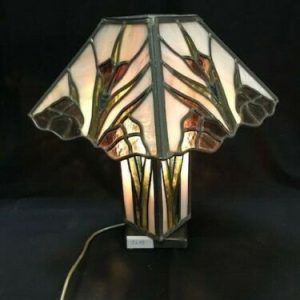 Lampada da Tavolo in Vetro Cattedrale - Epoca Anni '60