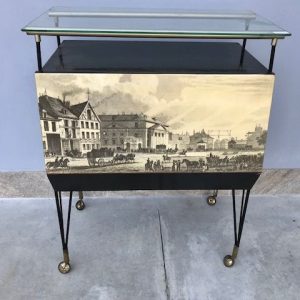 Piccolo Mobiletto Porta TV Vintage anni '50 - Conservato