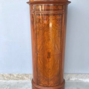 Mobiletto Ovale Carlo X - Epoca II Metà '800 in Noce