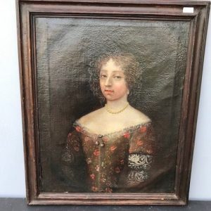 Dipinto ad Olio su Tela - Fine '700 Nobildonna