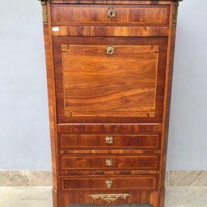 Secretaire Luigi XVI in Palissandro con Intarsi Eleganti - Epoca '800