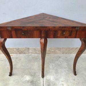 Tavolino ad Angolo Luigi XV in Violetto - Epoca II Metà '700