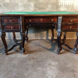 Scrittoio Lombardo - Epoca II Metà '800 in Noce e Radica di Olivo