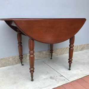 Tavolino a Bandelle - Epoca fine '800 in Mogano Allungabile