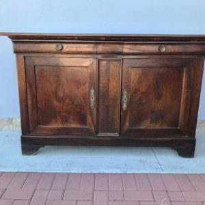 Credenza Carlo X in Noce restaurata - Epoca '800