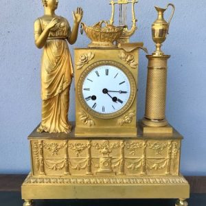 Orologio Impero "Parigina" - Epoca '800 in bronzo dorato