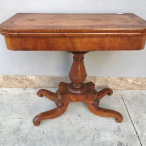 Tavolino da Gioco Inglese in Ciliegio - Epoca fine '800