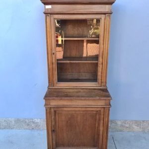 Vetrina in Noce del XIX Secolo unica Anta - Epoca II metà 800