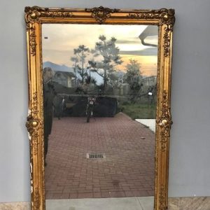 Specchiera Carlo X - Epoca '800 in legno dorato