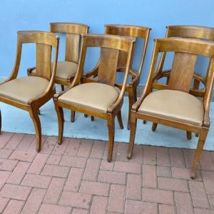 Set di 6 Sedie Gondolle in Ciliegio - Epoca primi '900