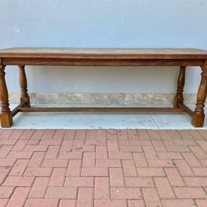 Tavolo Fratino in Rovere - Epoca fine '800, Restaurato