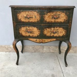 Cassettone Luigi XV Laccato in legno - Epoca '800