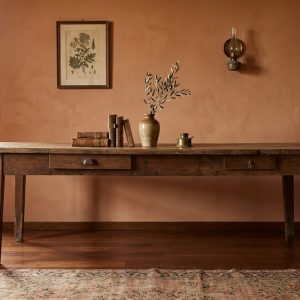 Tavolo rustico da refettorio in larice - '800