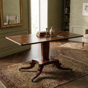 Tavolo inglese in mogano massello - II metà '800
