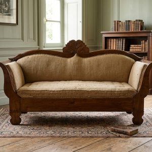 Elegante Divano Carlo X in Noce metà/fine '800