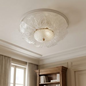 Lampadario a Sospensione in Vetro Barovier Anni '70/'80